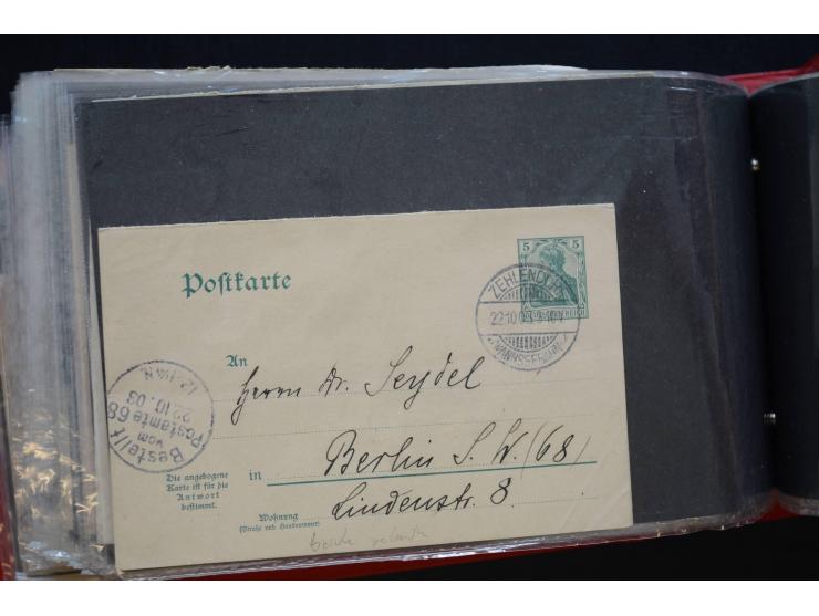 Berlin: 1820/1941, interessante Sammlung mit ca. 310 Briefen, Karten und Ganzsachen ab Vorphila bis ca. 1910 mit vielen versc