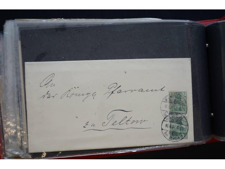 Berlin: 1820/1941, interessante Sammlung mit ca. 310 Briefen, Karten und Ganzsachen ab Vorphila bis ca. 1910 mit vielen versc