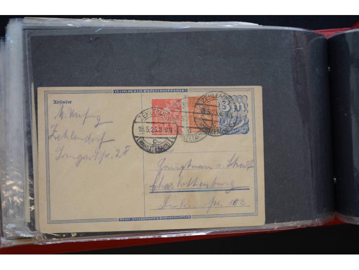Berlin: 1820/1941, interessante Sammlung mit ca. 310 Briefen, Karten und Ganzsachen ab Vorphila bis ca. 1910 mit vielen versc