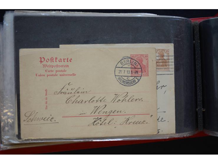 Berlin: 1820/1941, interessante Sammlung mit ca. 310 Briefen, Karten und Ganzsachen ab Vorphila bis ca. 1910 mit vielen versc