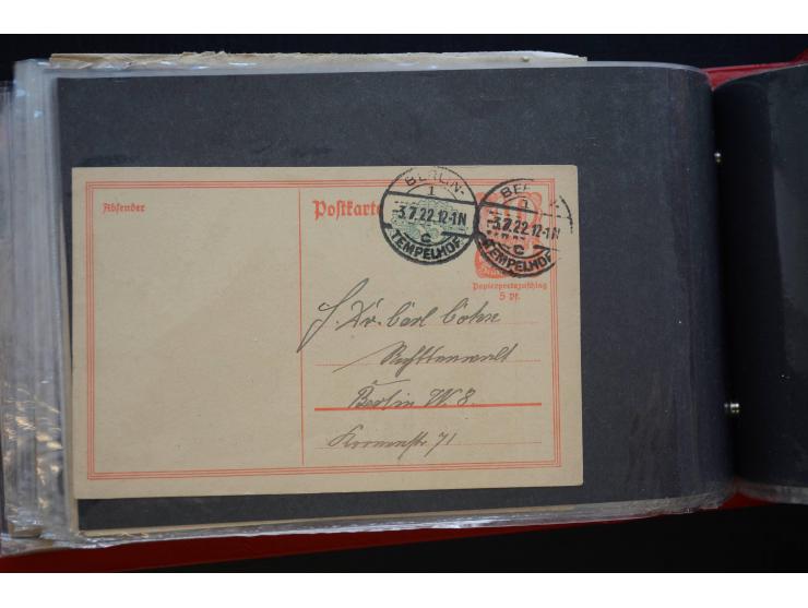Berlin: 1820/1941, interessante Sammlung mit ca. 310 Briefen, Karten und Ganzsachen ab Vorphila bis ca. 1910 mit vielen versc