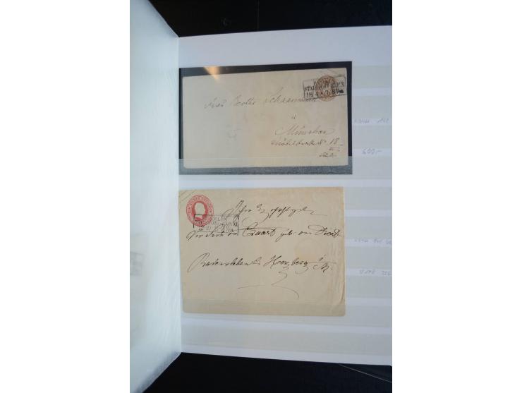 Berlin: 1820/1941, interessante Sammlung mit ca. 310 Briefen, Karten und Ganzsachen ab Vorphila bis ca. 1910 mit vielen versc