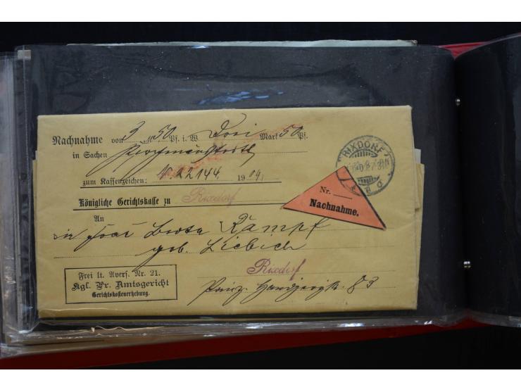 Berlin: 1820/1941, interessante Sammlung mit ca. 310 Briefen, Karten und Ganzsachen ab Vorphila bis ca. 1910 mit vielen versc