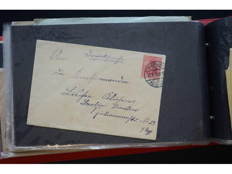 Berlin: 1820/1941, interessante Sammlung mit ca. 310 Briefen, Karten und Ganzsachen ab Vorphila bis ca. 1910 mit vielen versc