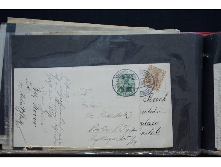 Berlin: 1820/1941, interessante Sammlung mit ca. 310 Briefen, Karten und Ganzsachen ab Vorphila bis ca. 1910 mit vielen versc