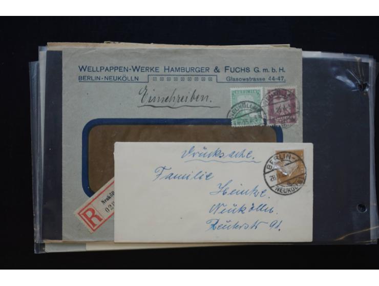 Berlin: 1820/1941, interessante Sammlung mit ca. 310 Briefen, Karten und Ganzsachen ab Vorphila bis ca. 1910 mit vielen versc