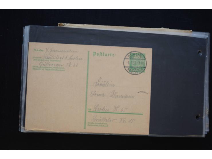Berlin: 1820/1941, interessante Sammlung mit ca. 310 Briefen, Karten und Ganzsachen ab Vorphila bis ca. 1910 mit vielen versc