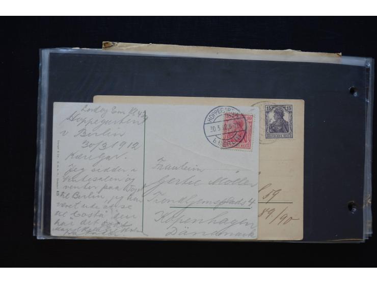 Berlin: 1820/1941, interessante Sammlung mit ca. 310 Briefen, Karten und Ganzsachen ab Vorphila bis ca. 1910 mit vielen versc