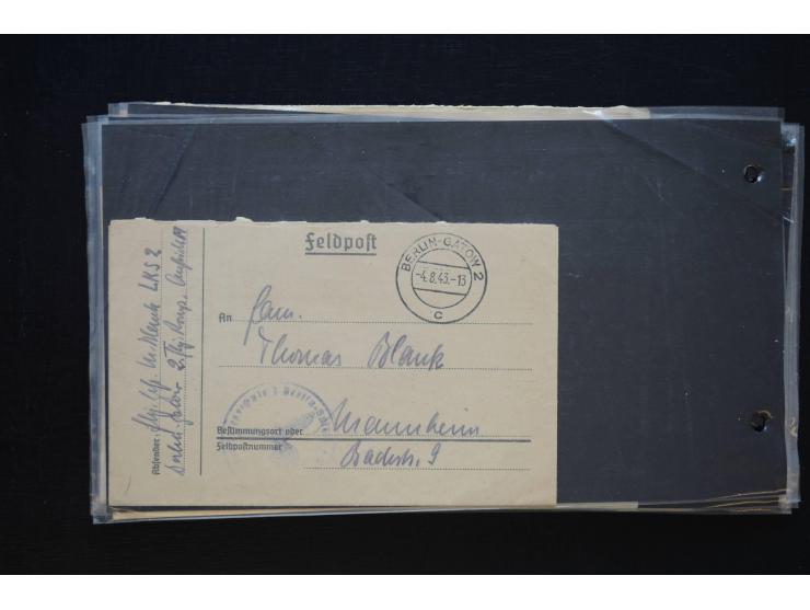 Berlin: 1820/1941, interessante Sammlung mit ca. 310 Briefen, Karten und Ganzsachen ab Vorphila bis ca. 1910 mit vielen versc