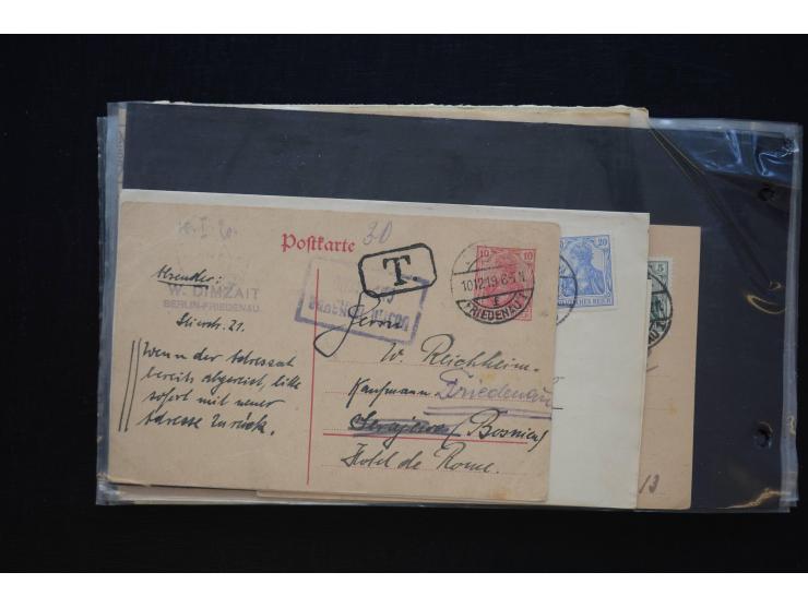 Berlin: 1820/1941, interessante Sammlung mit ca. 310 Briefen, Karten und Ganzsachen ab Vorphila bis ca. 1910 mit vielen versc