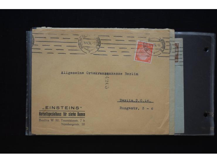 Berlin: 1820/1941, interessante Sammlung mit ca. 310 Briefen, Karten und Ganzsachen ab Vorphila bis ca. 1910 mit vielen versc