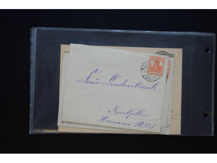 Berlin: 1820/1941, interessante Sammlung mit ca. 310 Briefen, Karten und Ganzsachen ab Vorphila bis ca. 1910 mit vielen versc