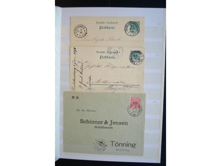 Berlin: 1820/1941, interessante Sammlung mit ca. 310 Briefen, Karten und Ganzsachen ab Vorphila bis ca. 1910 mit vielen versc