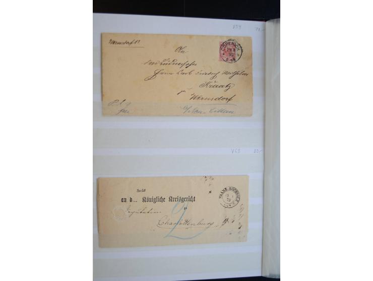 Berlin: 1820/1941, interessante Sammlung mit ca. 310 Briefen, Karten und Ganzsachen ab Vorphila bis ca. 1910 mit vielen versc