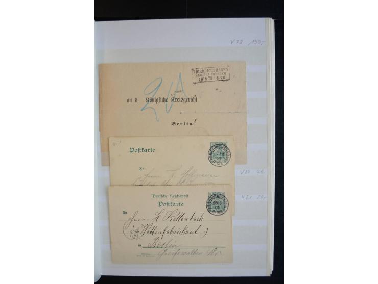 Berlin: 1820/1941, interessante Sammlung mit ca. 310 Briefen, Karten und Ganzsachen ab Vorphila bis ca. 1910 mit vielen versc