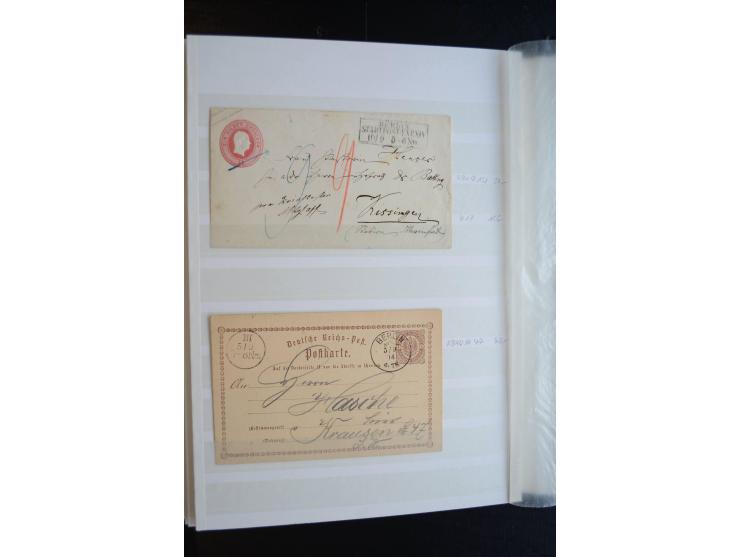 Berlin: 1820/1941, interessante Sammlung mit ca. 310 Briefen, Karten und Ganzsachen ab Vorphila bis ca. 1910 mit vielen versc