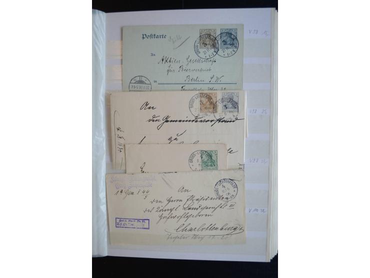 Berlin: 1820/1941, interessante Sammlung mit ca. 310 Briefen, Karten und Ganzsachen ab Vorphila bis ca. 1910 mit vielen versc