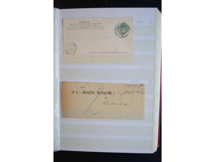 Berlin: 1820/1941, interessante Sammlung mit ca. 310 Briefen, Karten und Ganzsachen ab Vorphila bis ca. 1910 mit vielen versc