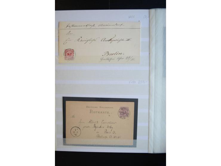Berlin: 1820/1941, interessante Sammlung mit ca. 310 Briefen, Karten und Ganzsachen ab Vorphila bis ca. 1910 mit vielen versc