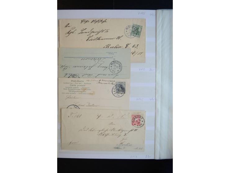 Berlin: 1820/1941, interessante Sammlung mit ca. 310 Briefen, Karten und Ganzsachen ab Vorphila bis ca. 1910 mit vielen versc