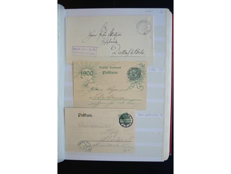 Berlin: 1820/1941, interessante Sammlung mit ca. 310 Briefen, Karten und Ganzsachen ab Vorphila bis ca. 1910 mit vielen versc