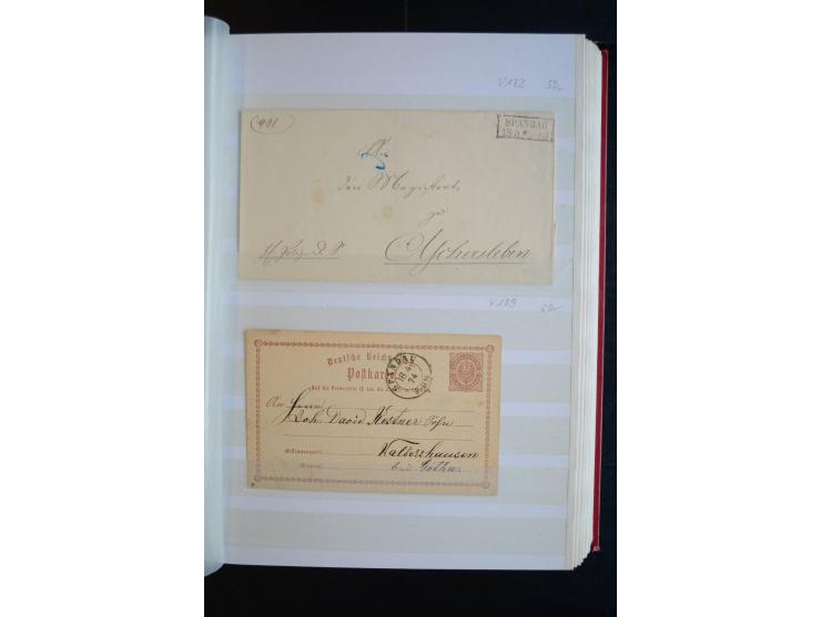 Berlin: 1820/1941, interessante Sammlung mit ca. 310 Briefen, Karten und Ganzsachen ab Vorphila bis ca. 1910 mit vielen versc