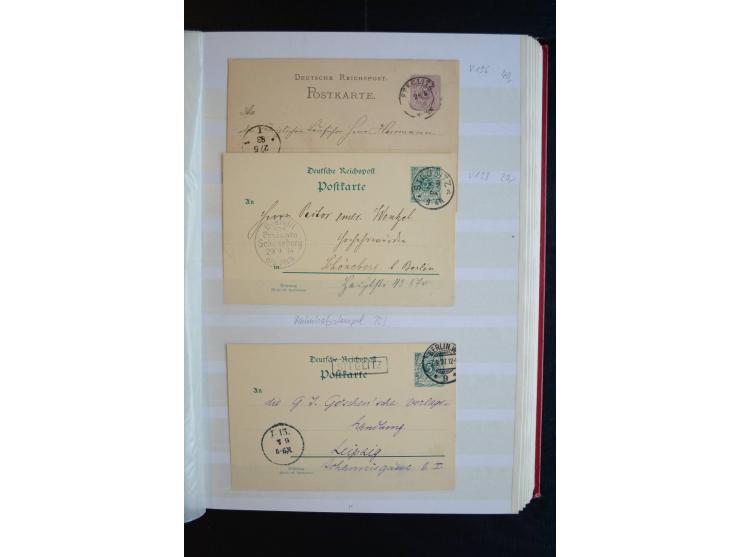 Berlin: 1820/1941, interessante Sammlung mit ca. 310 Briefen, Karten und Ganzsachen ab Vorphila bis ca. 1910 mit vielen versc