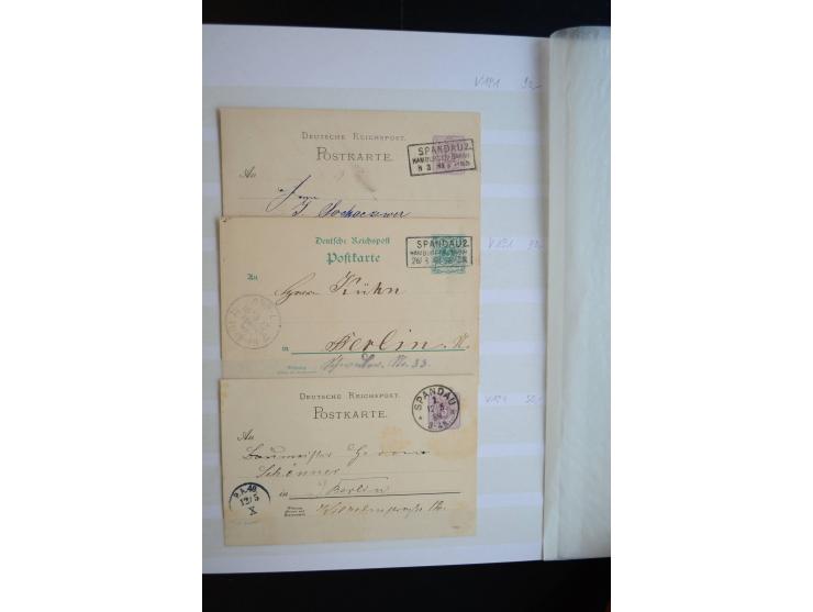 Berlin: 1820/1941, interessante Sammlung mit ca. 310 Briefen, Karten und Ganzsachen ab Vorphila bis ca. 1910 mit vielen versc