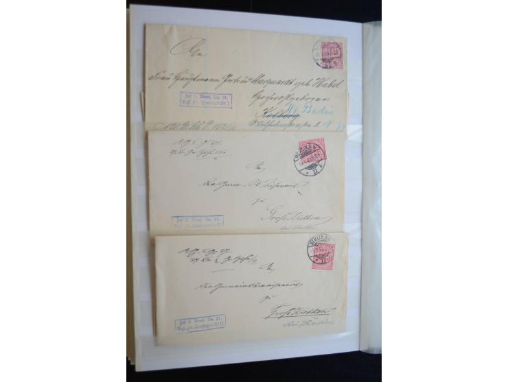 Berlin: 1820/1941, interessante Sammlung mit ca. 310 Briefen, Karten und Ganzsachen ab Vorphila bis ca. 1910 mit vielen versc