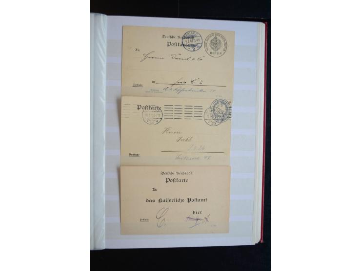 Berlin: 1820/1941, interessante Sammlung mit ca. 310 Briefen, Karten und Ganzsachen ab Vorphila bis ca. 1910 mit vielen versc