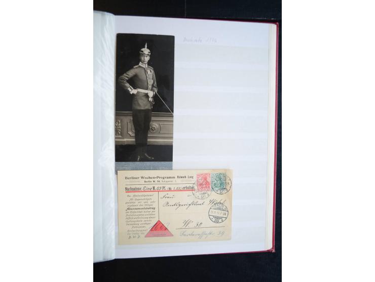 Berlin: 1820/1941, interessante Sammlung mit ca. 310 Briefen, Karten und Ganzsachen ab Vorphila bis ca. 1910 mit vielen versc