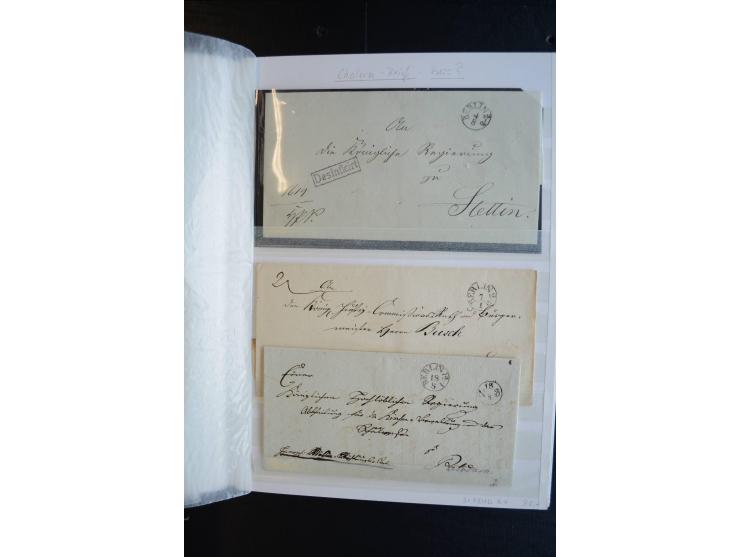 Berlin: 1820/1941, interessante Sammlung mit ca. 310 Briefen, Karten und Ganzsachen ab Vorphila bis ca. 1910 mit vielen versc
