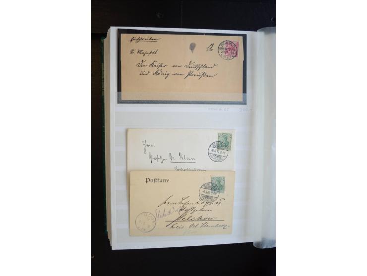 Berlin: 1820/1941, interessante Sammlung mit ca. 310 Briefen, Karten und Ganzsachen ab Vorphila bis ca. 1910 mit vielen versc