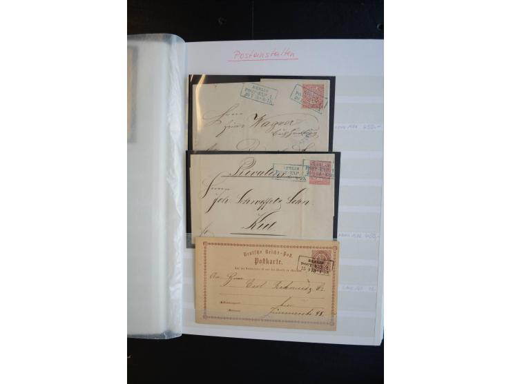 Berlin: 1820/1941, interessante Sammlung mit ca. 310 Briefen, Karten und Ganzsachen ab Vorphila bis ca. 1910 mit vielen versc