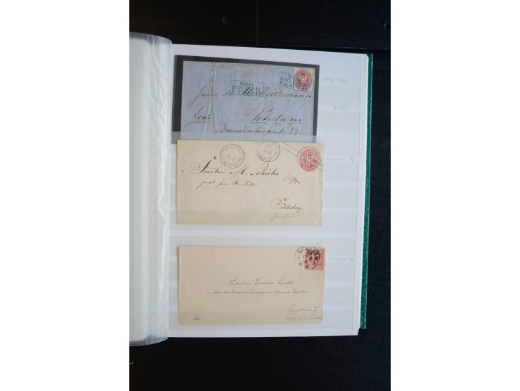 Berlin: 1820/1941, interessante Sammlung mit ca. 310 Briefen, Karten und Ganzsachen ab Vorphila bis ca. 1910 mit vielen versc