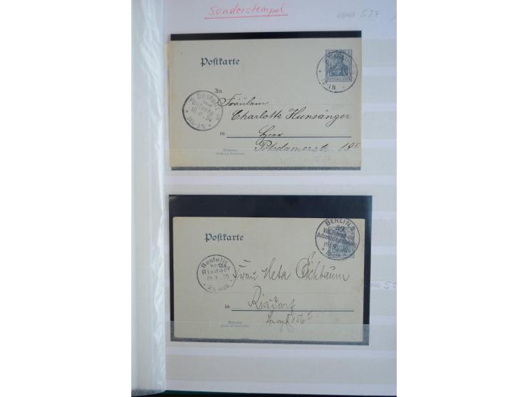 Berlin: 1820/1941, interessante Sammlung mit ca. 310 Briefen, Karten und Ganzsachen ab Vorphila bis ca. 1910 mit vielen versc