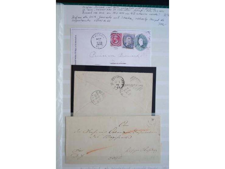Berlin: 1820/1941, interessante Sammlung mit ca. 310 Briefen, Karten und Ganzsachen ab Vorphila bis ca. 1910 mit vielen versc