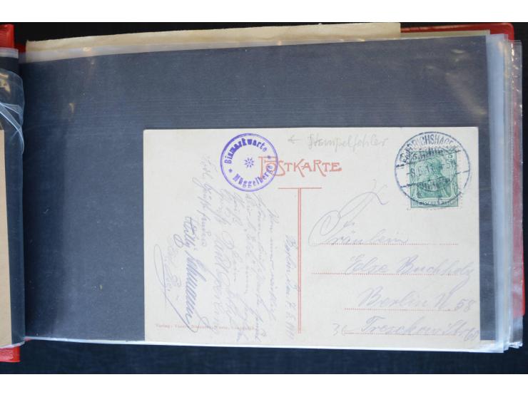 Berlin: 1820/1941, interessante Sammlung mit ca. 310 Briefen, Karten und Ganzsachen ab Vorphila bis ca. 1910 mit vielen versc