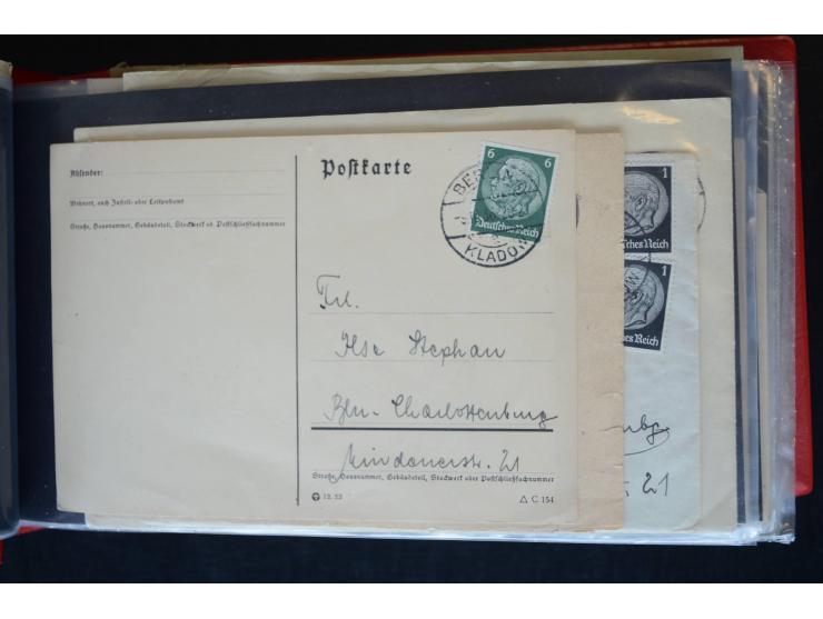 Berlin: 1820/1941, interessante Sammlung mit ca. 310 Briefen, Karten und Ganzsachen ab Vorphila bis ca. 1910 mit vielen versc