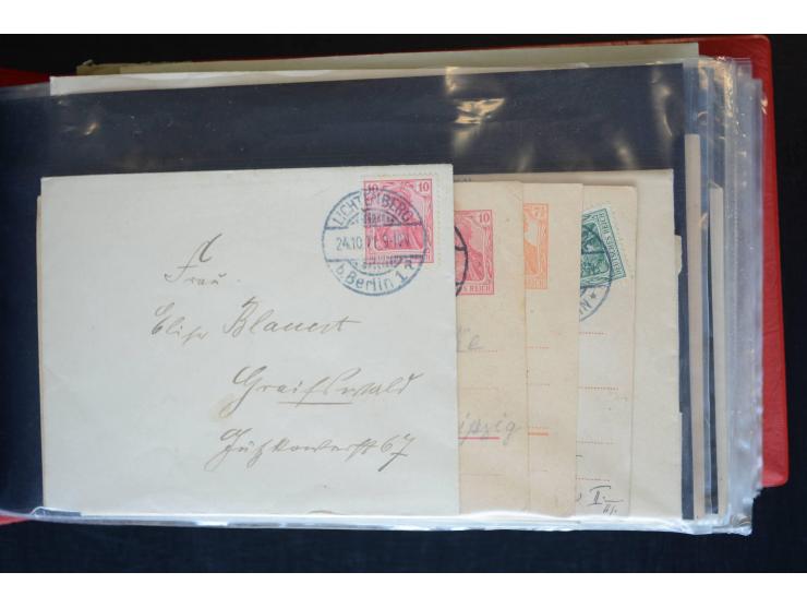 Berlin: 1820/1941, interessante Sammlung mit ca. 310 Briefen, Karten und Ganzsachen ab Vorphila bis ca. 1910 mit vielen versc