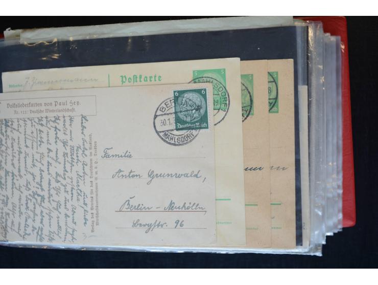 Berlin: 1820/1941, interessante Sammlung mit ca. 310 Briefen, Karten und Ganzsachen ab Vorphila bis ca. 1910 mit vielen versc