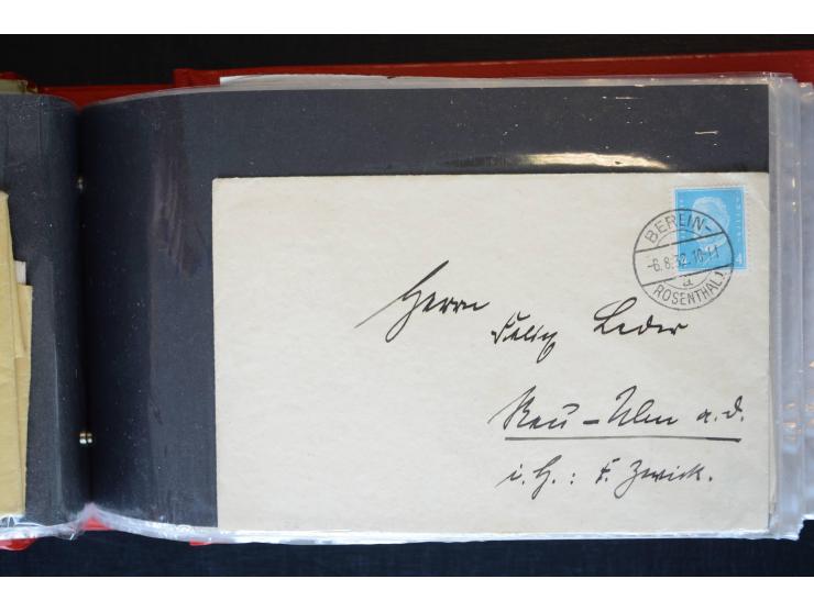 Berlin: 1820/1941, interessante Sammlung mit ca. 310 Briefen, Karten und Ganzsachen ab Vorphila bis ca. 1910 mit vielen versc