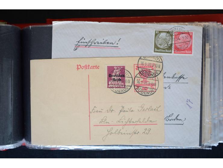 Berlin: 1820/1941, interessante Sammlung mit ca. 310 Briefen, Karten und Ganzsachen ab Vorphila bis ca. 1910 mit vielen versc