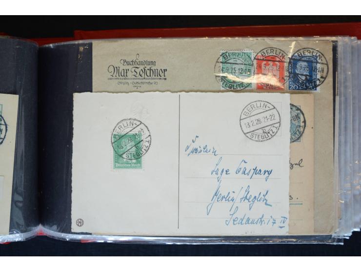 Berlin: 1820/1941, interessante Sammlung mit ca. 310 Briefen, Karten und Ganzsachen ab Vorphila bis ca. 1910 mit vielen versc