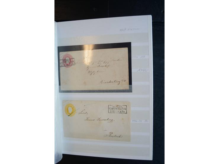 Berlin: 1820/1941, interessante Sammlung mit ca. 310 Briefen, Karten und Ganzsachen ab Vorphila bis ca. 1910 mit vielen versc