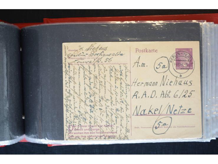 Berlin: 1820/1941, interessante Sammlung mit ca. 310 Briefen, Karten und Ganzsachen ab Vorphila bis ca. 1910 mit vielen versc