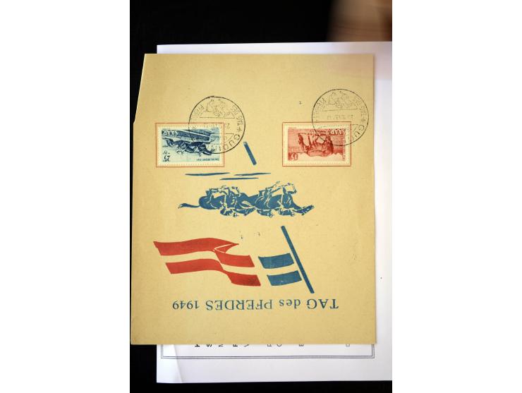 1948/89, kleine postfrisch und gestempelte Partie mit einem Brief, dabei Bund Mi.-Nr. 2149F postfrisch sowie Berlin Mi.-Nr. 1