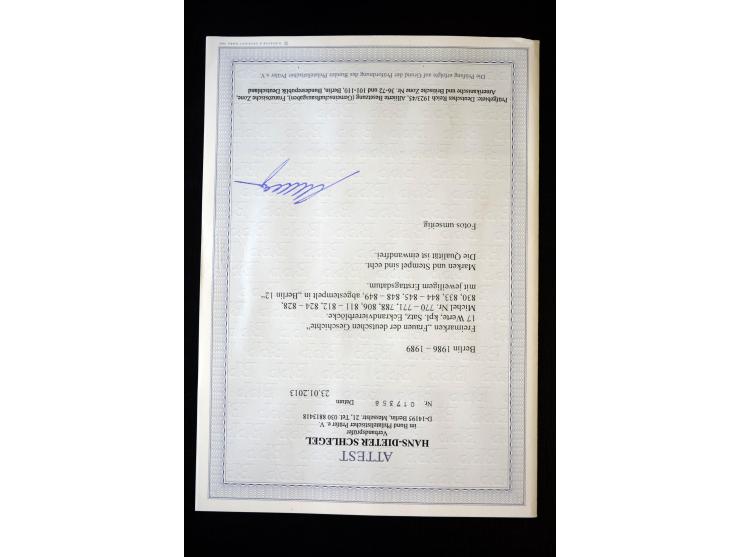 1948/89, kleine postfrisch und gestempelte Partie mit einem Brief, dabei Bund Mi.-Nr. 2149F postfrisch sowie Berlin Mi.-Nr. 1