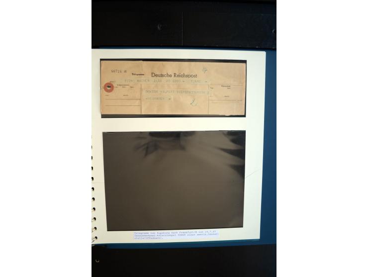 1945/48, umfangreiche Sammlung "Zensurpost" mit ca. 240 Briefen, Karten und Ganzsachen ab Überroller-Post mit vielen interess