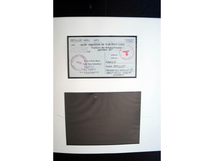 1945/48, umfangreiche Sammlung "Zensurpost" mit ca. 240 Briefen, Karten und Ganzsachen ab Überroller-Post mit vielen interess